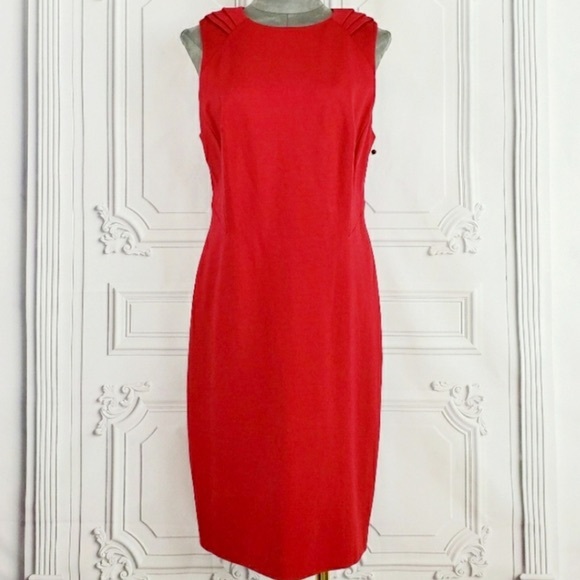 Solid Red Dress 👗 - Picture 6 of 7